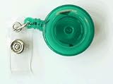 Retractable Badge Reel Translucent Green