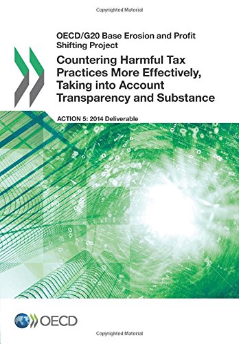 Oecd/G20 Base Erosion and Profit Shifting Project Countering Harmful Tax Practices More Effectively, Taking into Account Transparency and Substance