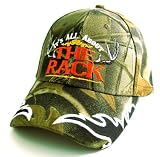 WOODLAND Camo Hat - Embroidered "Its All About The Rack" - Adjustable