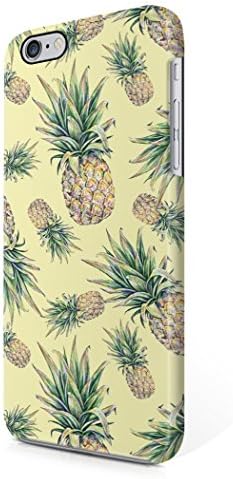 Tropical Summer Pineapples Aloha Hawaii Fruits Pastel Print Pattern Tumblr Hard Plastic iPhone 6 / iPhone 6S Phone Case Cover