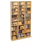 Atlantic 38435182 Oskar 1080 CD/504 DVD/BluRay/Games Wood Cabinet (Maple)