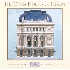 Opera Houses of Europe Calendar 2002