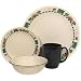 Corelle Livingware 16-Piece Dinnerware Set, Service for 4, Sunblossoms