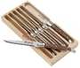 Sabatier Laguiole 6-Piece Steak Knife Set, Rosewood and Stainless Steel