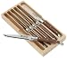 Sabatier Laguiole 6-Piece Steak Knife Set, Rosewood and Stainless Steel