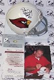 Dan Dierdorf Autographed/Hand Signed St. Louis Cardinals Mini Helmet with HOF 96 Inscription