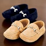 Pottery Barn Kids PBK Suede Crib Moccasin