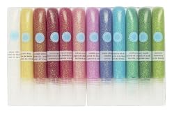 Martha Stewart Crafts Iridescent Glitter Glue, 12-Pack