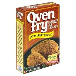 Shake 'N Bake Seasoned Coating Mix, Oven Fry Extra Crispy Chicken, 4.2-Ounce Boxes (Pack of 8)