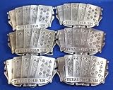 E50 Texas Hold 'Em Belt Buckle Las Vegas Gambling Wholesale