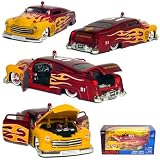 1951 Mercury Fire Chief 1:24 Scale (Red Yellow Flames) by Jada