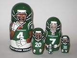 Saskatchewan Roughriders NFL Football or any team Russian Nesting doll 5 pcs / 6 in * nfl.sask.rough
