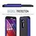 MoKo ASUS Zenfone 2 Laser Case - [Anti Drop] Hard Polycarbonate + Silicone Protector Bumper Cover for ASUS Zenfone 2 Laser (ZE550KL / ZE551KL) 5.5 Inch Smartphone 2015 Release, INDIGO