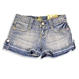 Jade - Girls Denim Shorts, Blue Wash