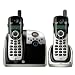 Thomson 25861GE3 5.8GHz Dual Handset Cordless Phone with Answering System Caller ID (Black/Silver)