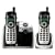 Thomson 25861GE3 5.8GHz Dual Handset Cordless Phone with Answering System Caller ID (Black/Silver)