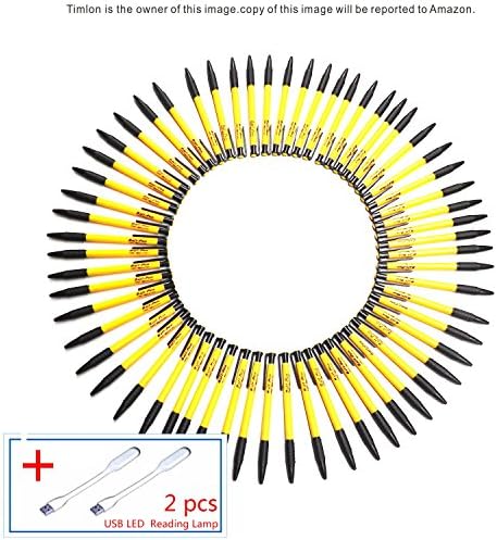 Timlon 60 Pack Retractable Ball Pen Ballpoint Pen click ball pen Blue Color 0.7mm