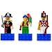 Lego Indiana Jones Mini Figure Exclusive Magnet 3pc Set Jones, Marion, and Professor Henry