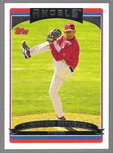 2006 Topps Baseball Card # 582 Francisco Rodriguez Los Angeles Angels