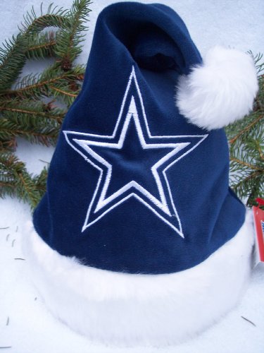 DALLAS COWBOYS BABY INFANT STADIUM SANTA HAT 0-6 MONTH