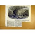 NEPTUNE STEAMER HOVE NORWAY FLEKKE FIORD PRINT 1853