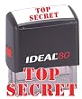TOP SECRET Office Stock Self-Inking Rubber Stamp