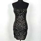 Sexy Sequins Spaghetti Strap Dress Black Available Sizes: 0, 2, 4, 6