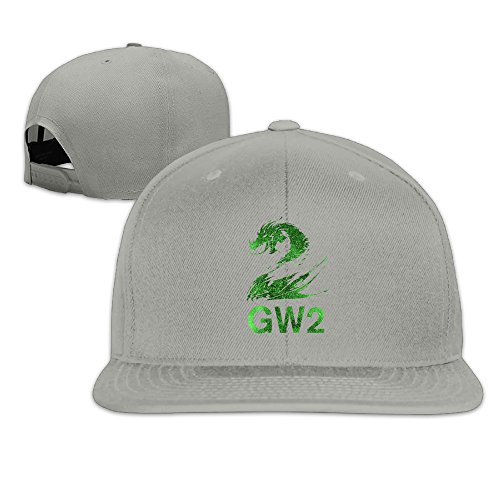 NORAL Flat Billed Baseball Video Game GW2 Caps Hat Ash