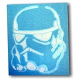 Star Wars STORM TROOPER HEAD Logo Car Window Rub On Decal Sticker