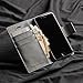 elago® [Leather Wallet] - [3 Card Slots][Cash Pocket][Magnetic Latch] – for iPhone 6/6S Plus (Dark Grey)