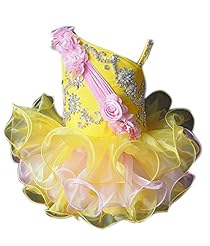 Toddler Lace    Ball Gown Pageant Dress  With Ruffles