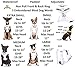 Blind Dog (Dog Has Limited/No Sight) White Color Coded Non-Pull Front and Back D Ring Padded and Waterproof Vest Dog Harness Prevents Accidents by Warning Others of Your Dog in Advance (L)