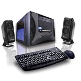 CybertronPC Q-Pack 2 Q6600BK, Black, Intel Core 2 Quad Q6600 (2.40GHz), 4096MB, 500GB, 22X DVD+-RW Dual Layer Burner Drive, nVidia GeForce 8800GTS, 600W Watt Power Supply, Windows Vista Business 64-Bit, 1 Year Parts & Labor Warranty