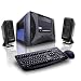 CybertronPC Q-Pack 2 Q6600BK, Black, Intel Core 2 Quad Q6600 (2.40GHz), 4096MB, 500GB, 22X DVD+-RW Dual Layer Burner Drive, nVidia GeForce 8800GTS, 600W Watt Power Supply, Windows Vista Business 64-Bit, 1 Year Parts & Labor Warranty