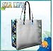 Tropical Fish Tote Bag Coral Reef with Clear Sides and Cotton Fabric - SEE Through Thru Bag for School Events or Beach GIFT IDEA for MEN Women Ladies MOM Mother or Dad Teachers and Travelers