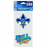 NBA New Orleans Hornets 4-by-8 Die Cut Decal