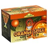 Tadin Tea, Orange Spice Green Tea, 25-Bag, 6-Count Boxes (Pack of 1)