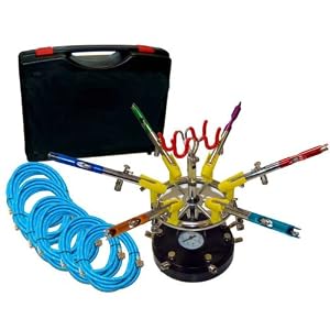 6 AIRBRUSH STATION-AIR BRUSH-Auto/Car Paint-Nail-Tattoo
