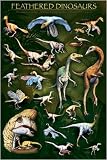 Feathered Dinosaurs I By Unknown. ART PRINT Size: 24 x 36 Inches