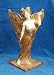 La reproduction de style Art Nouveau IRIS Vase en ivoire et finition en bronze doré
