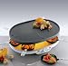 Petra RC 820 PartyRaclette + Grill, 8 Pfännchen, oval, antihaft, Alu-Grillplatte, Temperaturregler Weiß