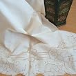 Elegant Hand hemistitch/Embroidery Linen 3pc Sheet Set