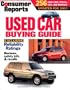Consumer Reports Used Car Buying Guide 2003