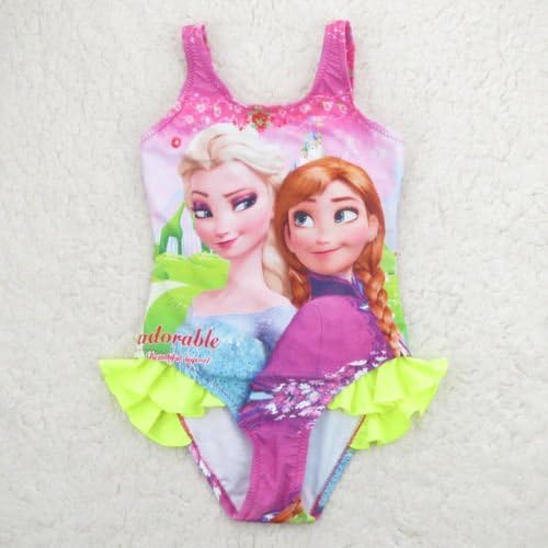 Hot Cute Frozen Elsa Anna Swimwear Swimsuit Kids Tankini Bathing Girls One-piece