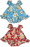 Yellow Plumeria Girl's/Infant Hawaiian Aloha Jumper (Cabana)
