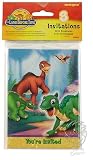 The Land Before Time Party Invitations - 8 Pack