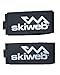 Ski Straps Extra Strong & Wide - 1 Pair of Durable Hook and Loop Ski Ties
