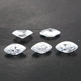 Marquise cut 2*4mm 25pcs White Cubic Zirconia Loose CZ Stone Lot