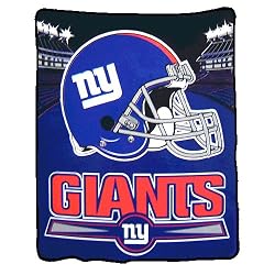 New York Giants Micro-Raschel NFL Throw (Stadium Series) by Northwest (50"x60")