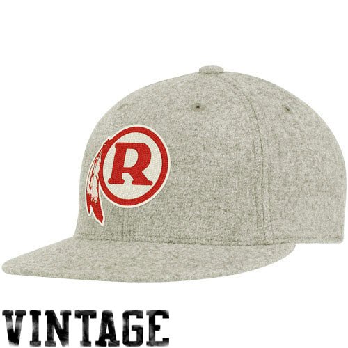 NFL Men's Washington Redskins Classics Flat Visor Flex Hat - Tw93Z (Grey  , Large/X-Large)